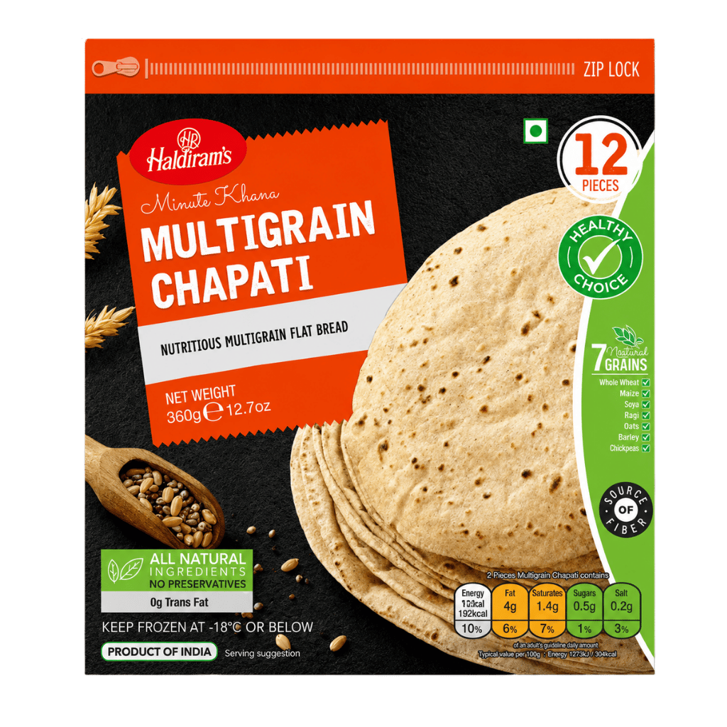 Haldiram Multigrain Chapati 360 g buy online USA - 1